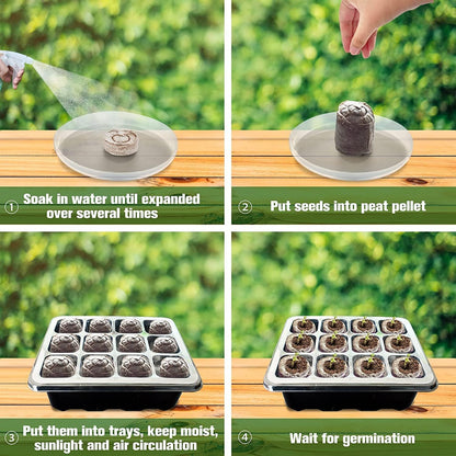 Coconut Coir Peat Pellets – Seed Starting Pods for Easy Plant Germination