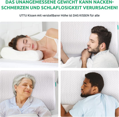 Ergonomic Memory Foam Neck Pillow for Optimal Support