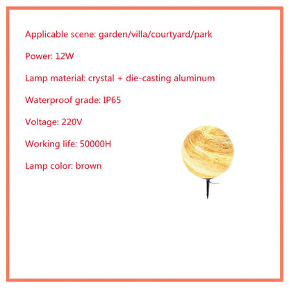 Solar LED Garden Globe Light – Weatherproof Outdoor Lighting for Lawn & Patio