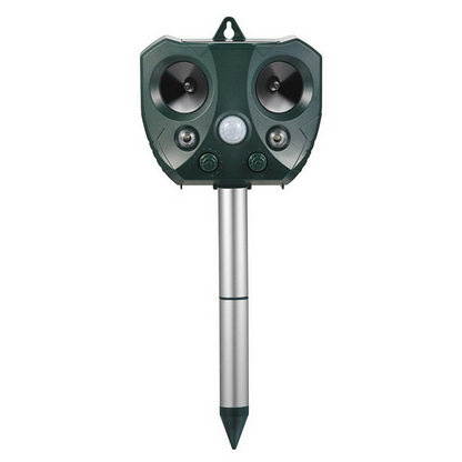Solar-Powered Ultrasonic Pest Repeller - Effective Animal Control for Garden Protection