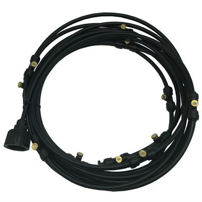 Garden Spray Irrigation System - Hose with Adjustable Nozzles for Cooling and Refreshing