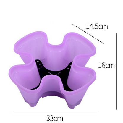 6-Tier Vertical Plant Tower - Space-Saving 3D Flower Display System for Garden