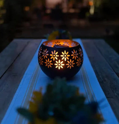 Floral LED Table Lamp - Elegant Decorative Candle Light For Stylish Home Decor