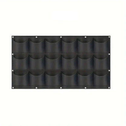 Wall-Mounted Felt Garden Planter – 3D Non-Woven Vertical Hanging Plant Bag