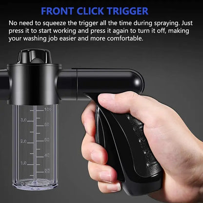 Multifunctional Car Cleaning Gun – Spray Nozzle with Microfiber Attachment for Deep Clean