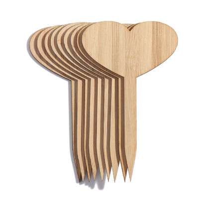 Reusable Wooden Plant Markers – Writable Labels for Garden & Balcony Herbs