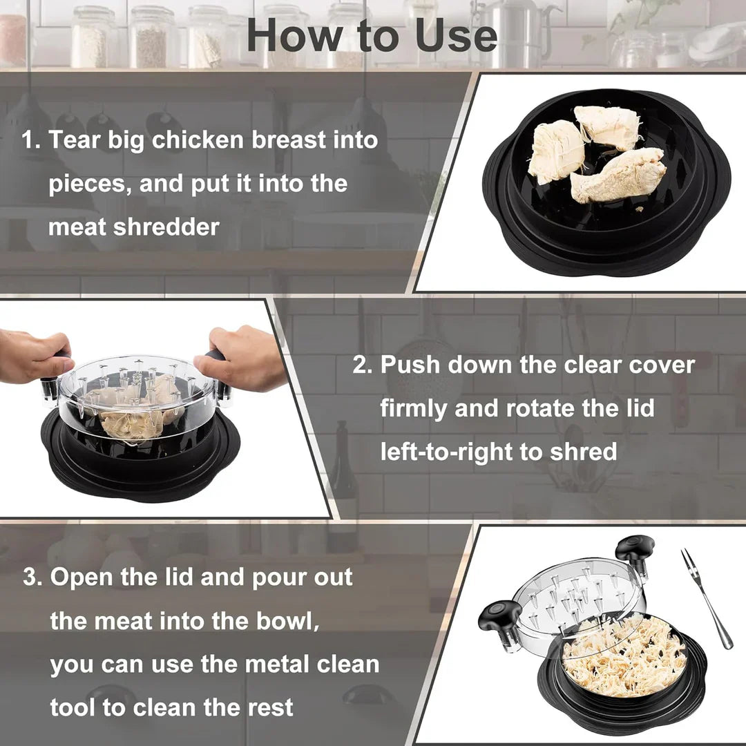 Effortless Meat Shredder