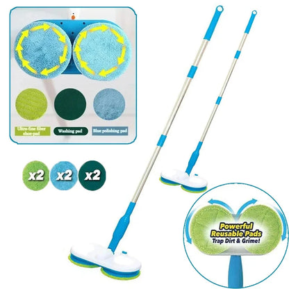 Cordless Electric Floor Mop with Reusable Pads – Easy and Efficient Cleaning