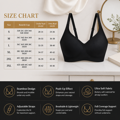 Push-Up Comfort Bra – Supportive, Shaping & Comfortable for Everyday Wear