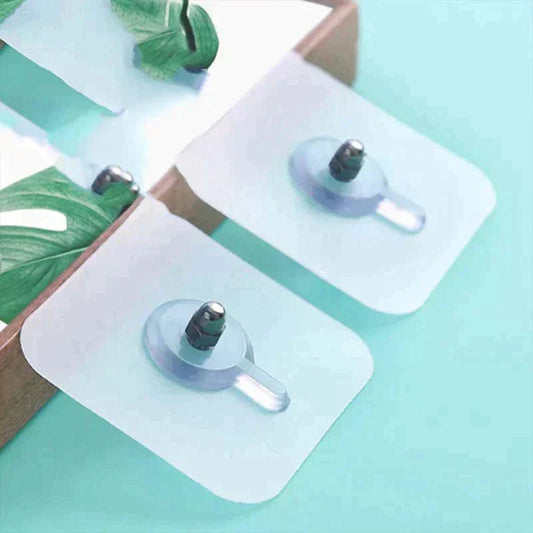 Premium Self-Adhesive Wall Hooks with Thread for Strong and Versatile Hanging