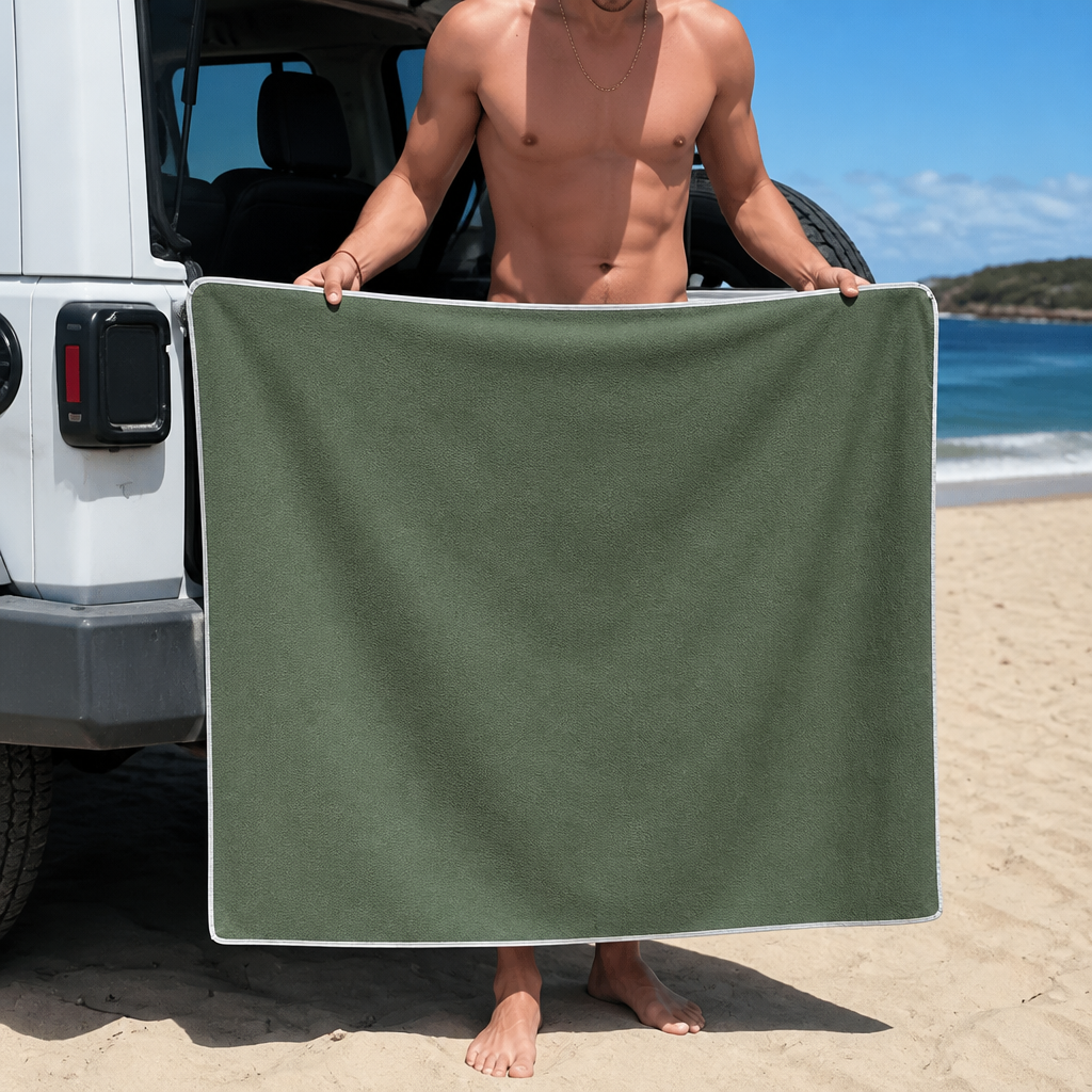 Extra Large Magnetic Bath Towel – Quick-Drying Beach and Bath Towel for Swimming and Outdoor Use