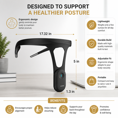 Ergonomic Posture Corrector – Back Support Device for Improving Healthy Posture in Daily Life