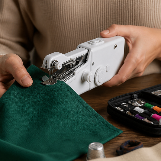 Portable Mini Sewing Machine for Quick Repairs and Home Use