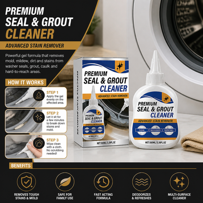 Mold Stain Remover Gel – Heavy-Duty Cleaner for Washer Seals, Grout & Caulk