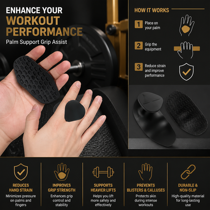 Silicone Gym Grip Gloves for Weightlifting and Cross Training