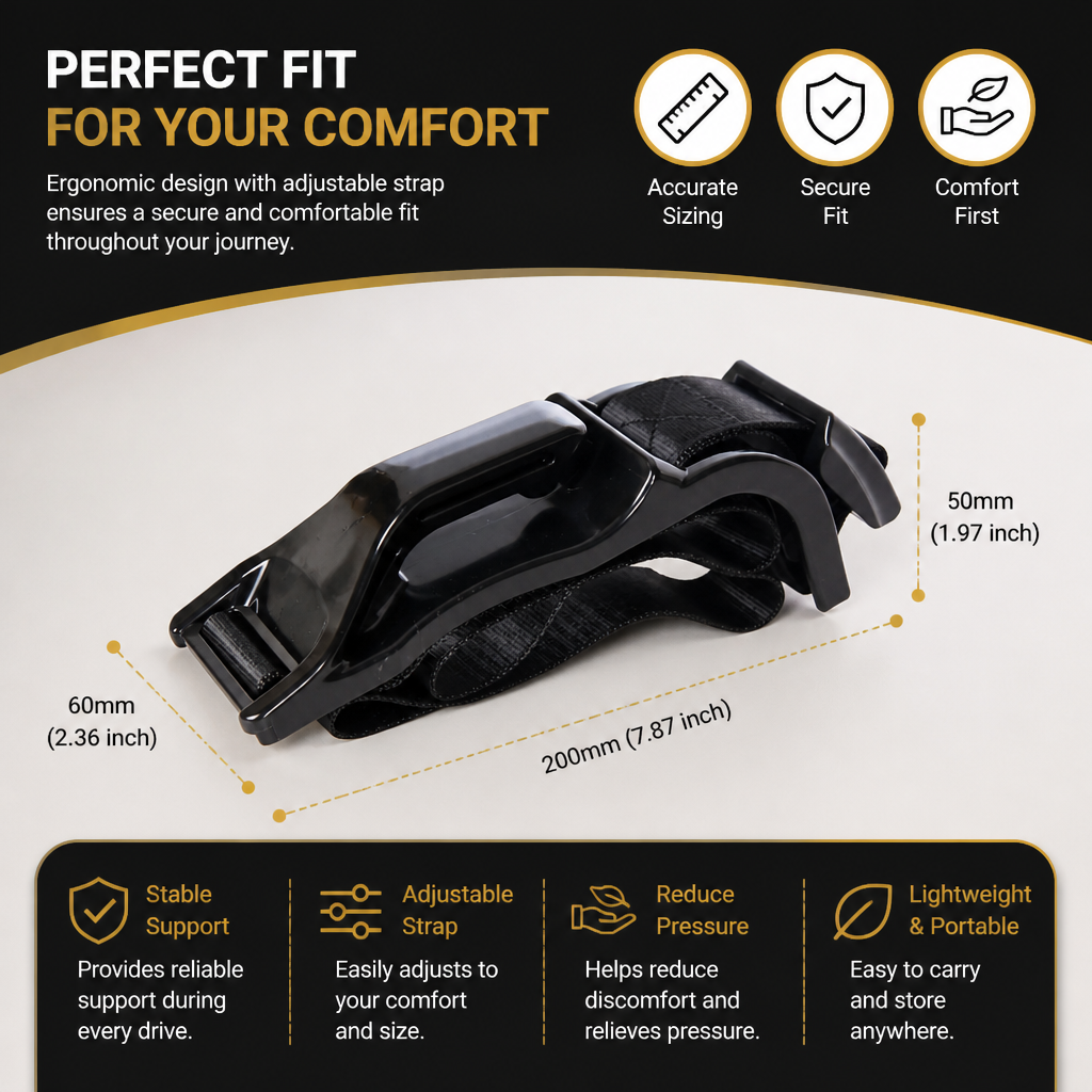 Car Travel Maternity Belly Support Strap – Adjustable & Comfortable Pregnancy Support