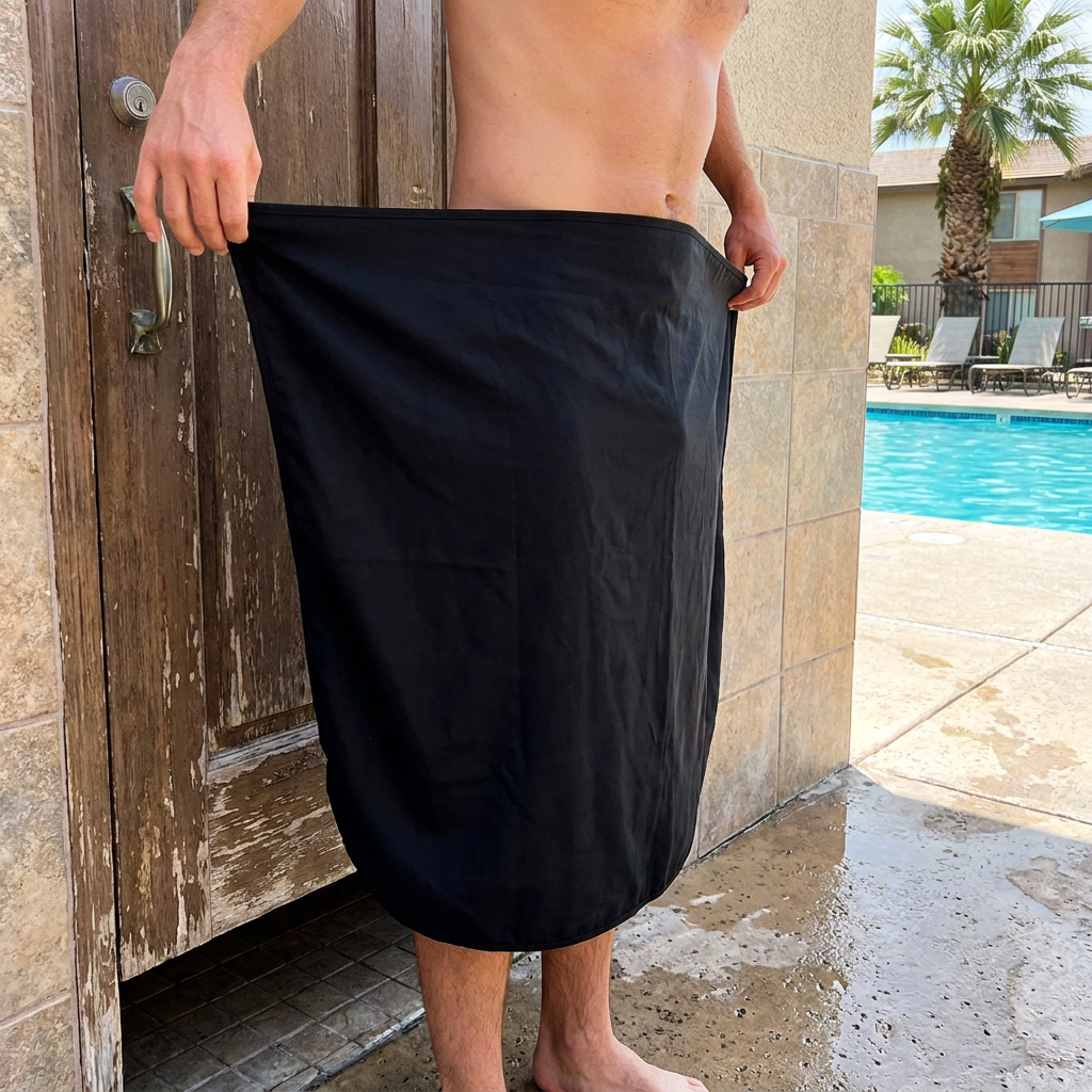 Extra Large Magnetic Bath Towel – Quick-Drying Beach and Bath Towel for Swimming and Outdoor Use