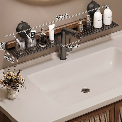 Modern Sink Shelf with Suction Cup – Drill-Free Storage Rack for a Beautiful Home
