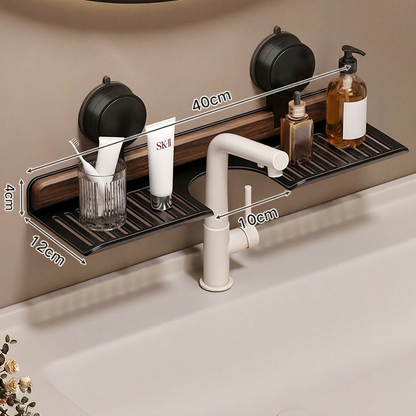 Modern Sink Shelf with Suction Cup – Drill-Free Storage Rack for a Beautiful Home