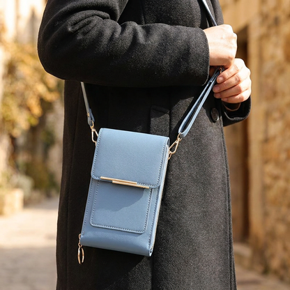 Touchscreen Crossbody Phone Bag – Compact Wallet for Phone, Keys & Essentials