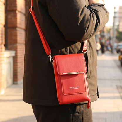 Touchscreen Crossbody Phone Bag – Compact Wallet for Phone, Keys & Essentials
