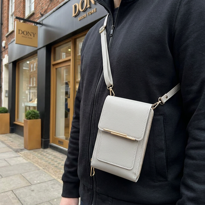 Touchscreen Crossbody Phone Bag – Compact Wallet for Phone, Keys & Essentials