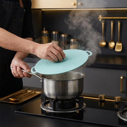 Universal Silicone Pot Cover for Fresh Keeping and Cooking Protection