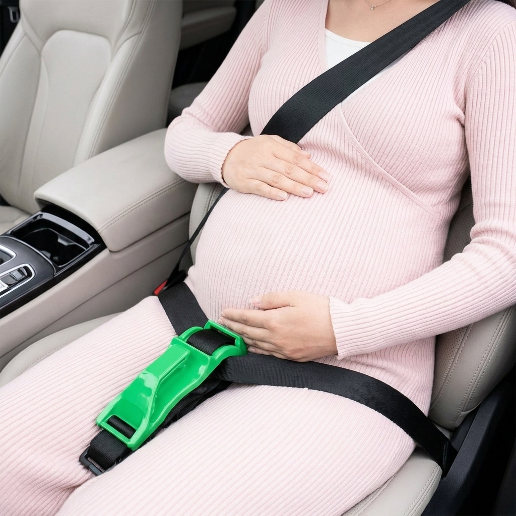 Car Travel Maternity Belly Support Strap – Adjustable & Comfortable Pregnancy Support