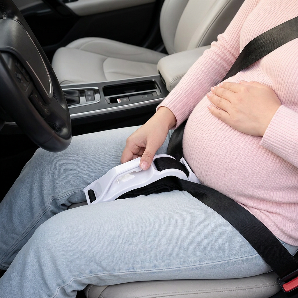 Car Travel Maternity Belly Support Strap – Adjustable & Comfortable Pregnancy Support