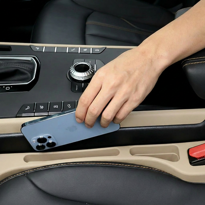 Universal Car Seat Gap Filler with Storage Function for a Cleaner Interior