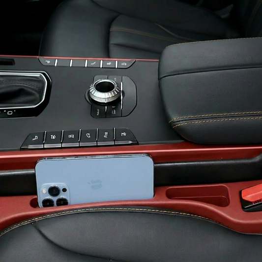 Universal Car Seat Gap Filler with Storage Function for a Cleaner Interior