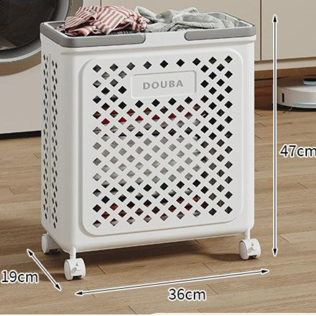 Collapsible Laundry Hamper With Wheels