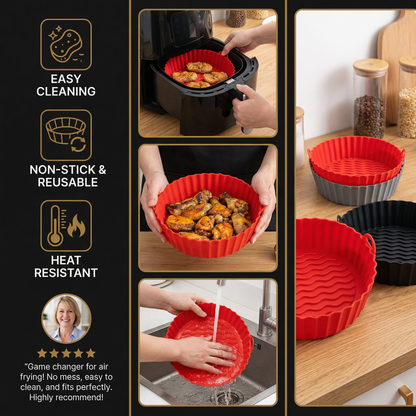 Reusable Non-Stick Silicone Mold for Air Fryer