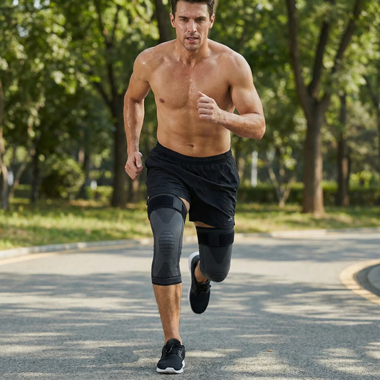 Elastic Knee Brace with Compression – Non-Slip & Stabilizing