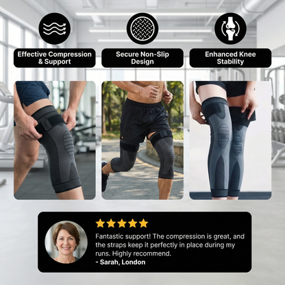 Elastic Knee Brace with Compression – Non-Slip & Stabilizing
