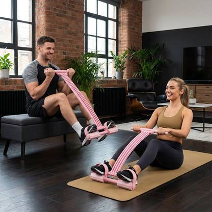 All-In-One Resistance Band with Foot Pedals – For Full Body Workouts
