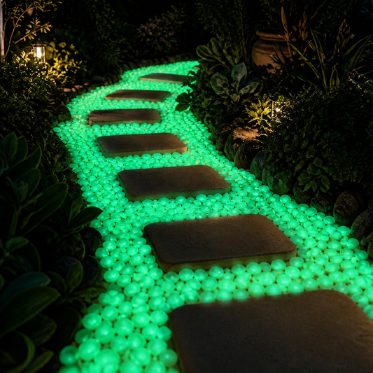 Glow-in-the-Dark Decorative Pebbles