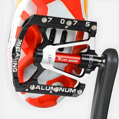Lightweight Durable Bicycle Pedals With Non-Slip Grip – Enhanced Cycling Safety