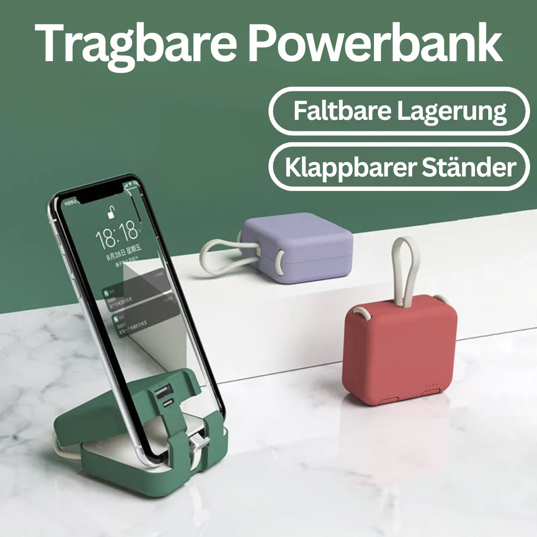 Portable Foldable Power Bank – Compact Emergency Charger for On-the-Go Charging