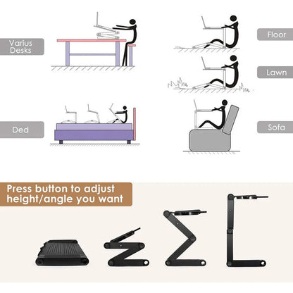 360° Adjustable Ergonomic Laptop Stand
