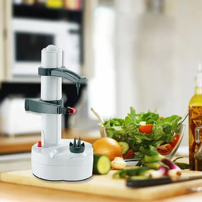 Electric Fruit and Vegetable Peeler with One-Button Function