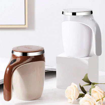 One-Button Automatic Stirring Thermos Cup for Easy Mixing and Convenience