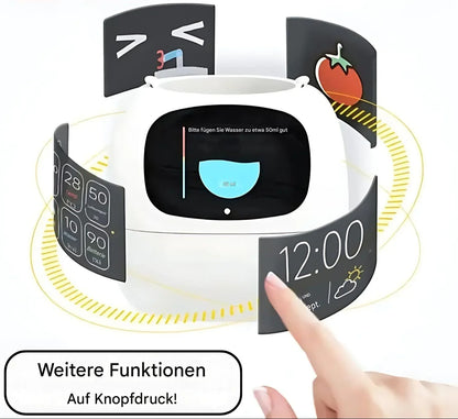 Smart Self-Watering Plant Pot with LED Display and Automatic Care System