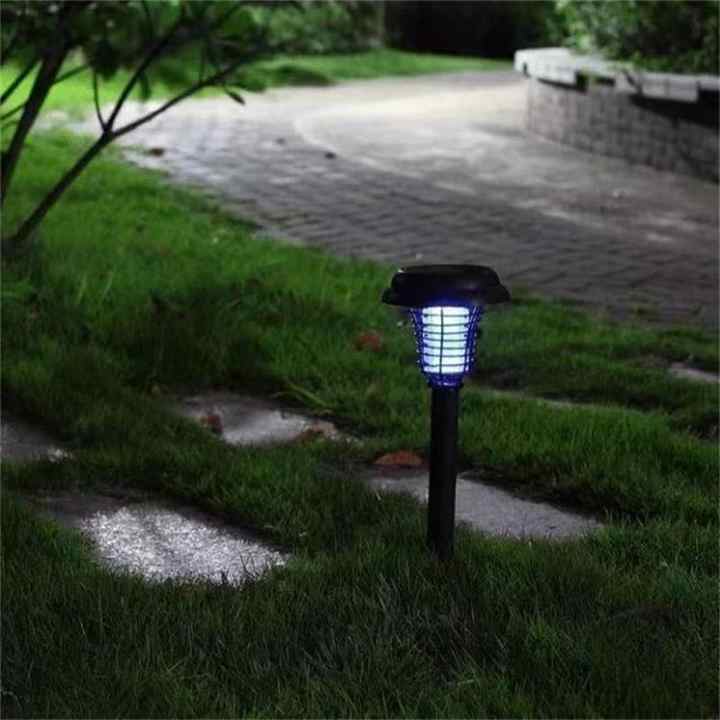 Solar Mosquito Killer Lamp with LED Light – Waterproof Insect Trap and UV Mosquito Repellent for Garden