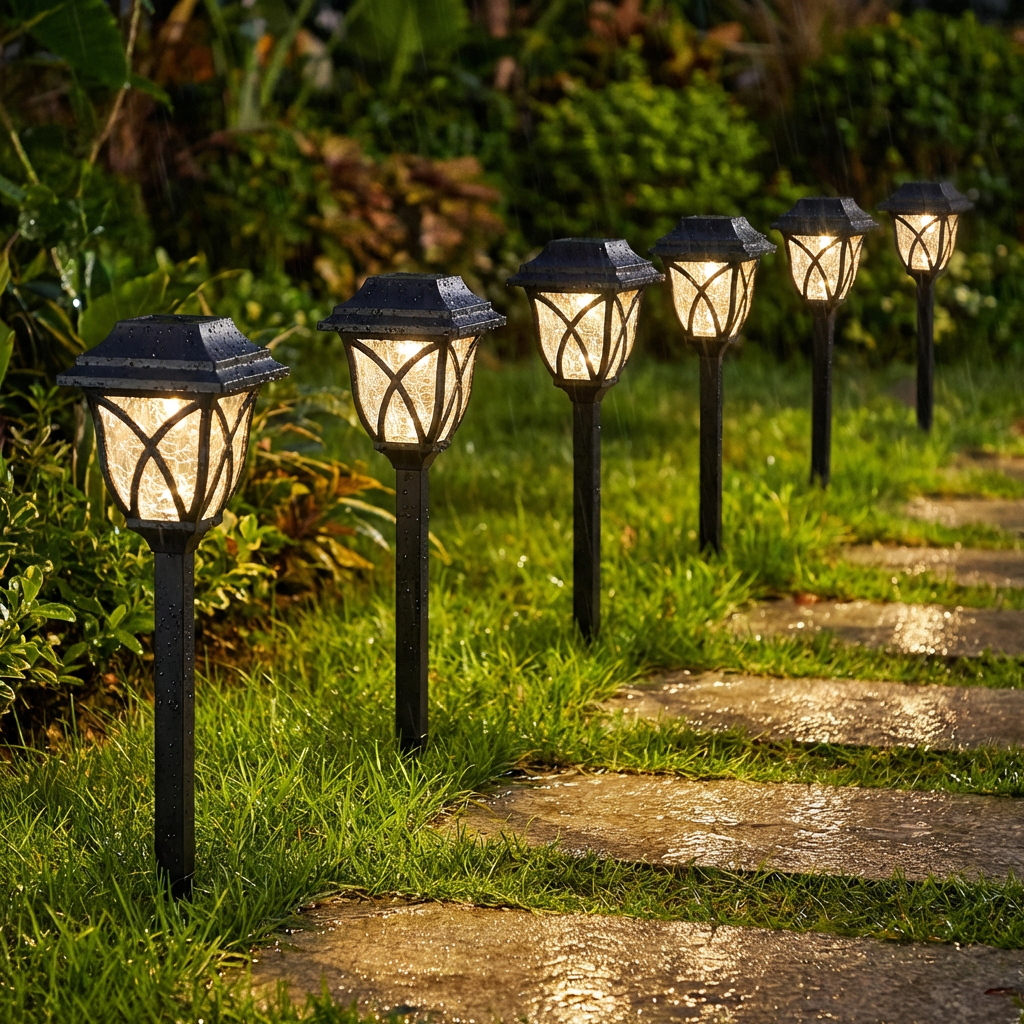 Solar LED Pathway Lights – Weatherproof Outdoor Garden Lighting