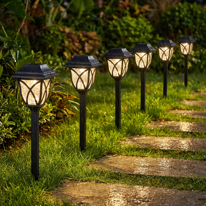 Solar LED Pathway Lights – Weatherproof Outdoor Garden Lighting