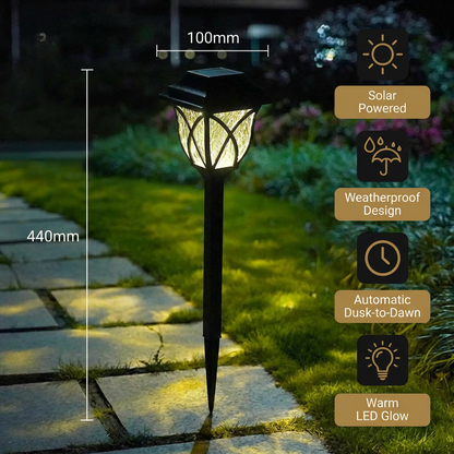 Solar LED Pathway Lights – Weatherproof Outdoor Garden Lighting