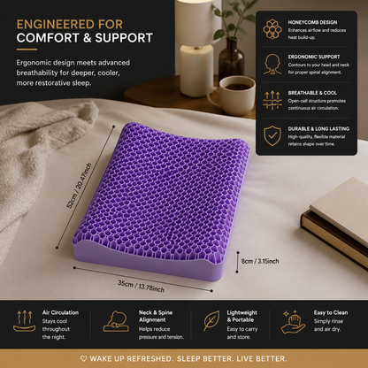 Ergonomic & Breathable Air Pillow for a Restful Sleep