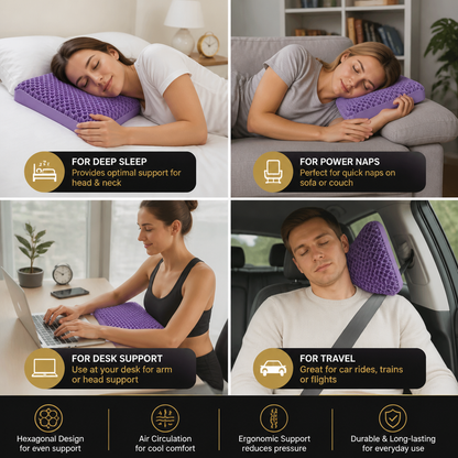 Ergonomic & Breathable Air Pillow for a Restful Sleep
