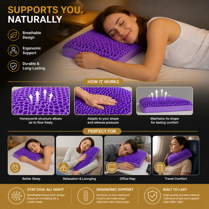 Ergonomic & Breathable Air Pillow for a Restful Sleep